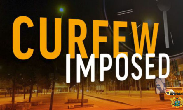 IMPOSITION OF CURFEW ON ALAVANYO AND NKONYA TOWNSHIPS IN THE OTI REGION