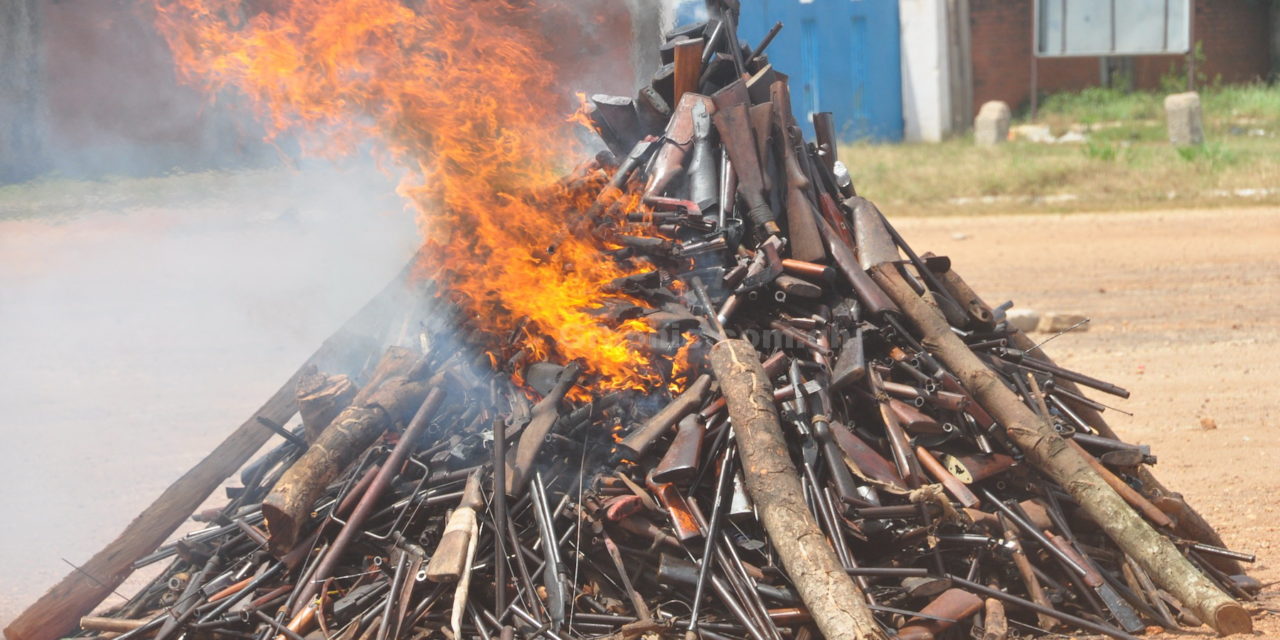 INTENSIFY EFFORT TO COLLECT AND DESTROY SEIZED FIREARMS