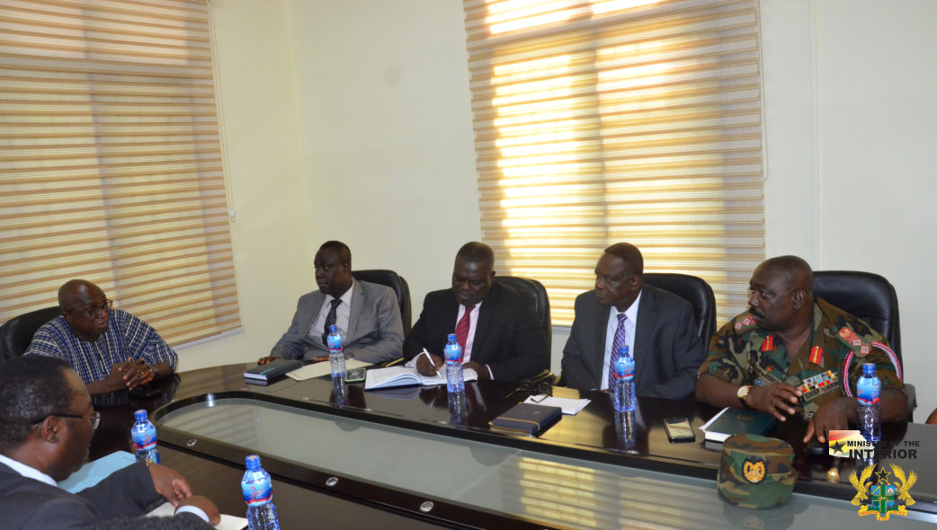 BOARD OF NATIONAL COMMISSION ON SMALL ARMS AND LIGHT WEAPONS (NACSA) CALLS ON MINISTER FOR THE INTERIOR