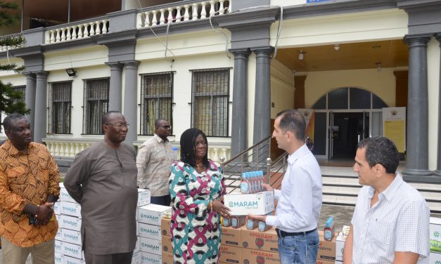 DELTA AGRO LIMITED DONATE ANTISEPTIC LIQUIDS AND SOAPS TO THE INTERIOR MINISTRY
