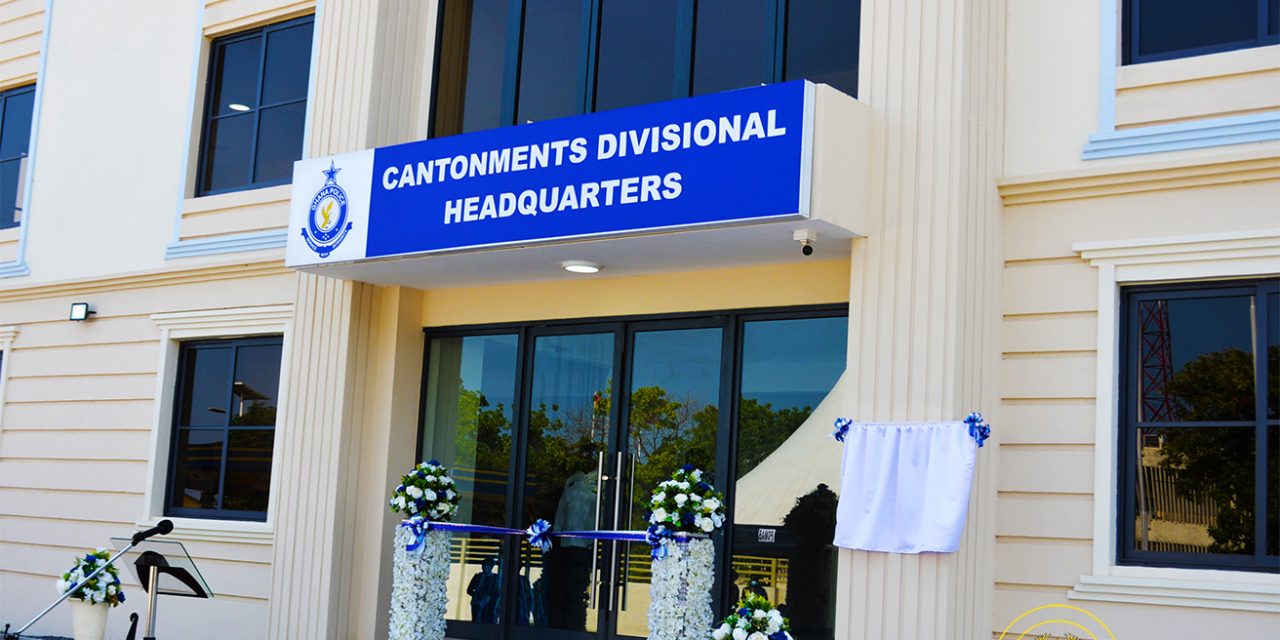 Interior Minister Commissions New Cantonments Police Headquarters