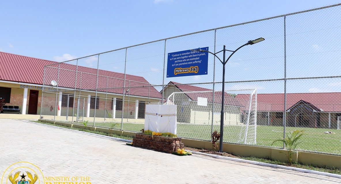 Interior Minister Commissions Prison Camp at Ejura funded by The Church of Pentecost
