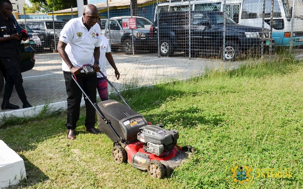 Minister for the Interior Leads Staff For 2022 Civil Service Week Clean-Up Exercise