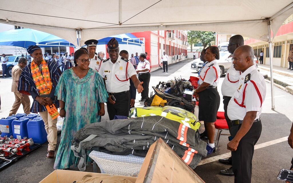 Philanthropist Donates Fire Equipment to Ghana Fire Service
