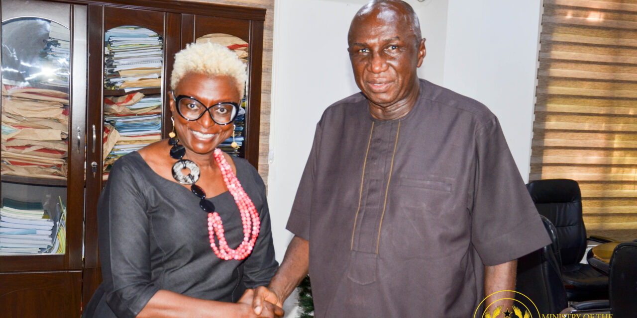 Interior Minister commends world food programme’s Country Director for her good work