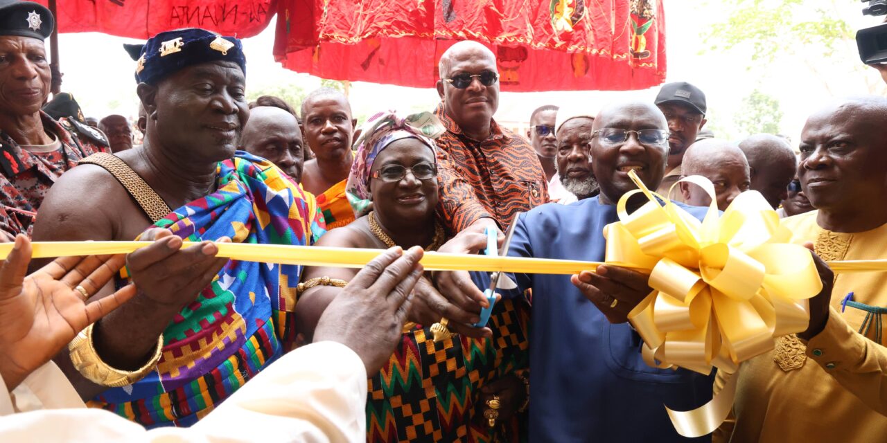 Vice President commissions Fire Training School at Duayaw Nkwanta