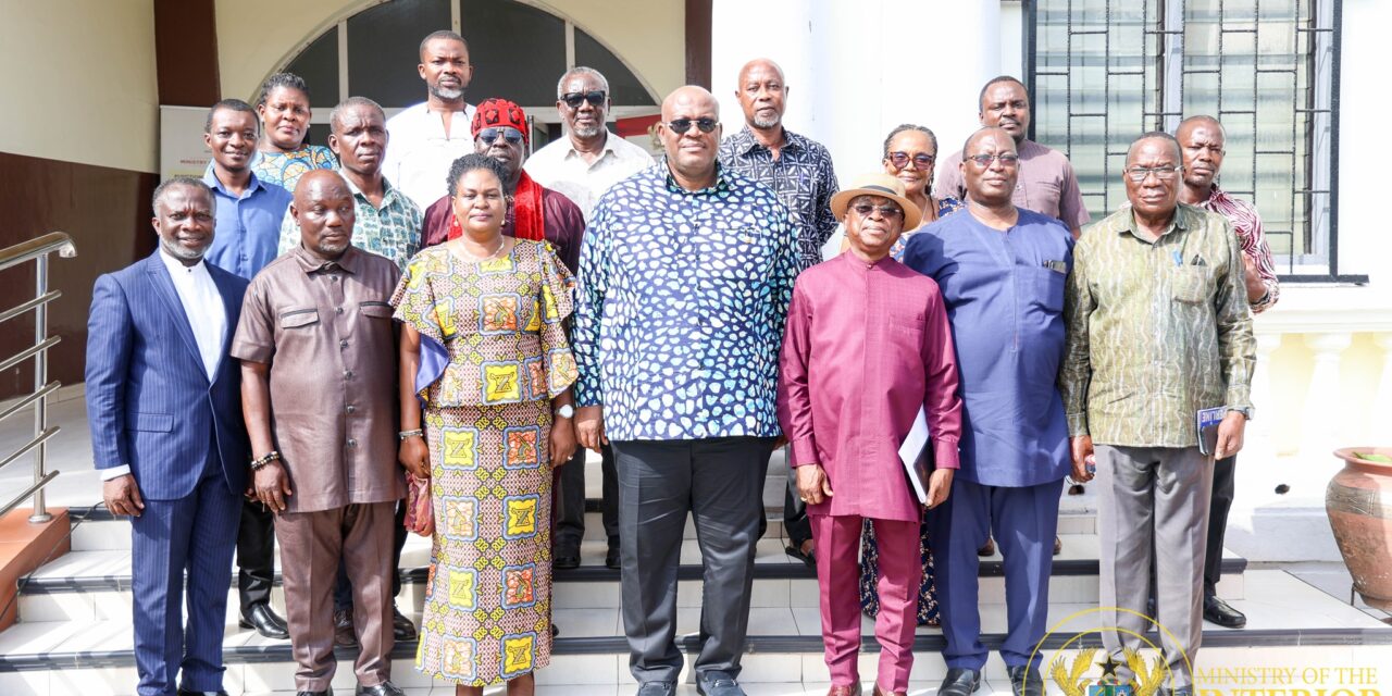 Minister for the Interior meets Association of Private Security Organisations, Ghana (APSOG)