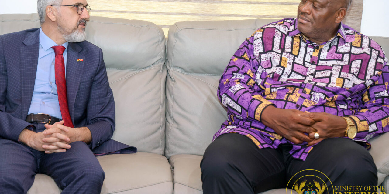 Turkish Ambassador Pays Courtesy Call On Henry Quartey