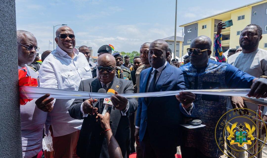 President Akufo-Addo Commissions 320 Housing Units for Police Service