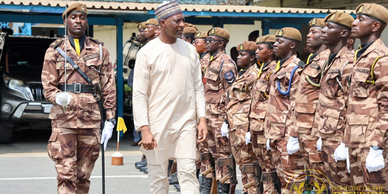 Minister for the Interior pays working visit to Ghana Prisons Service Headquarters