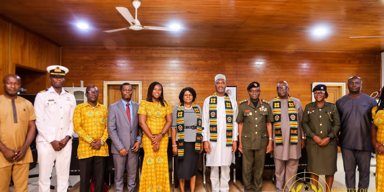 Boundary Commission of Ghana Pays Courtesy Call on Minister for the Interior