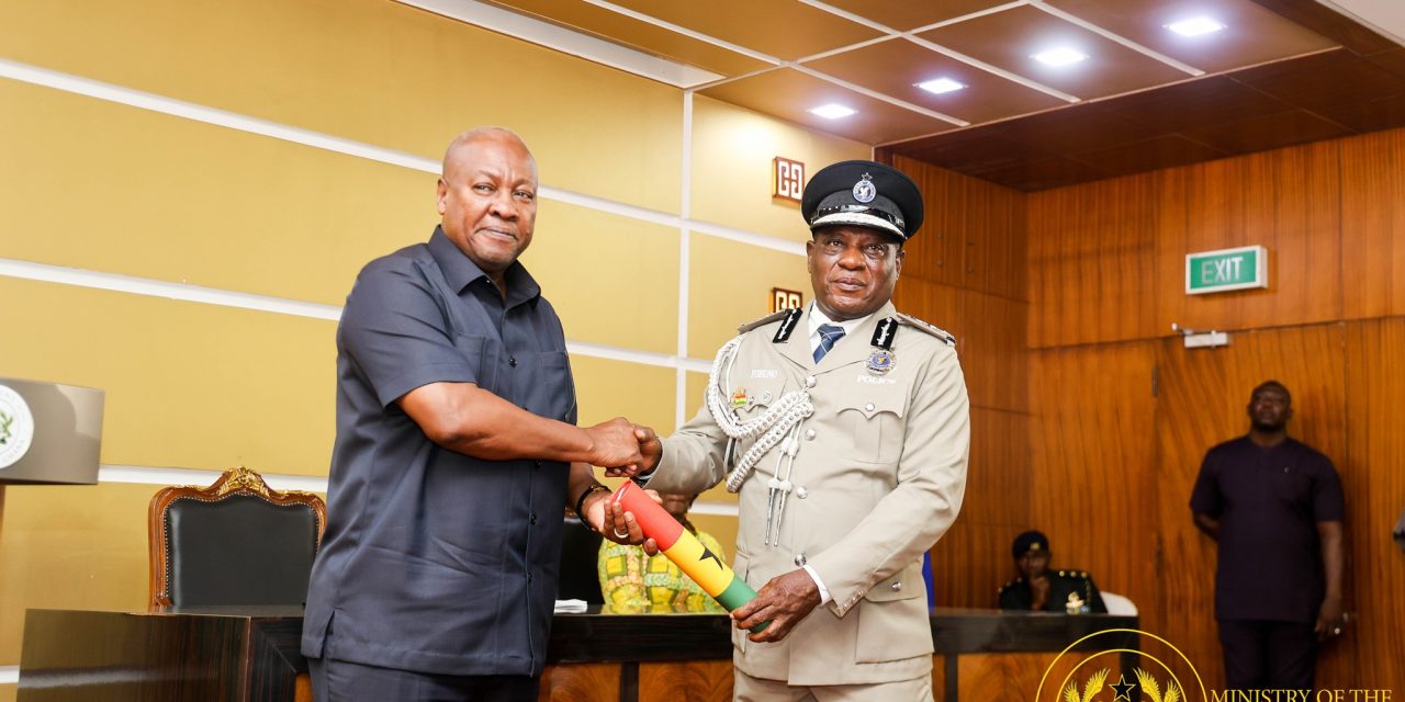 President Mahama swears in new Inspector General of Police
