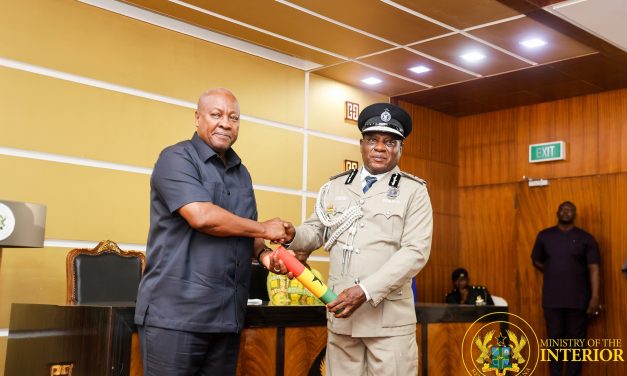 President Mahama swears in new Inspector General of Police