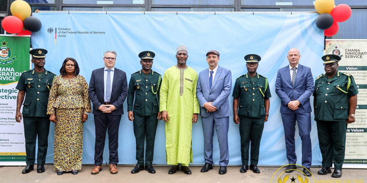 Germany donates Bus to Immigration Service