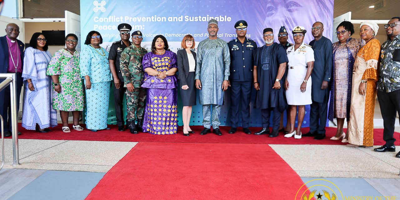 Interior Minister calls for amplified Women’s voices in West African Peace-Building