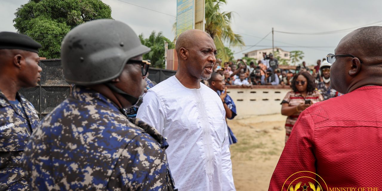 Interior and Defence Ministers monitor Ablekuma North Constituency Elections