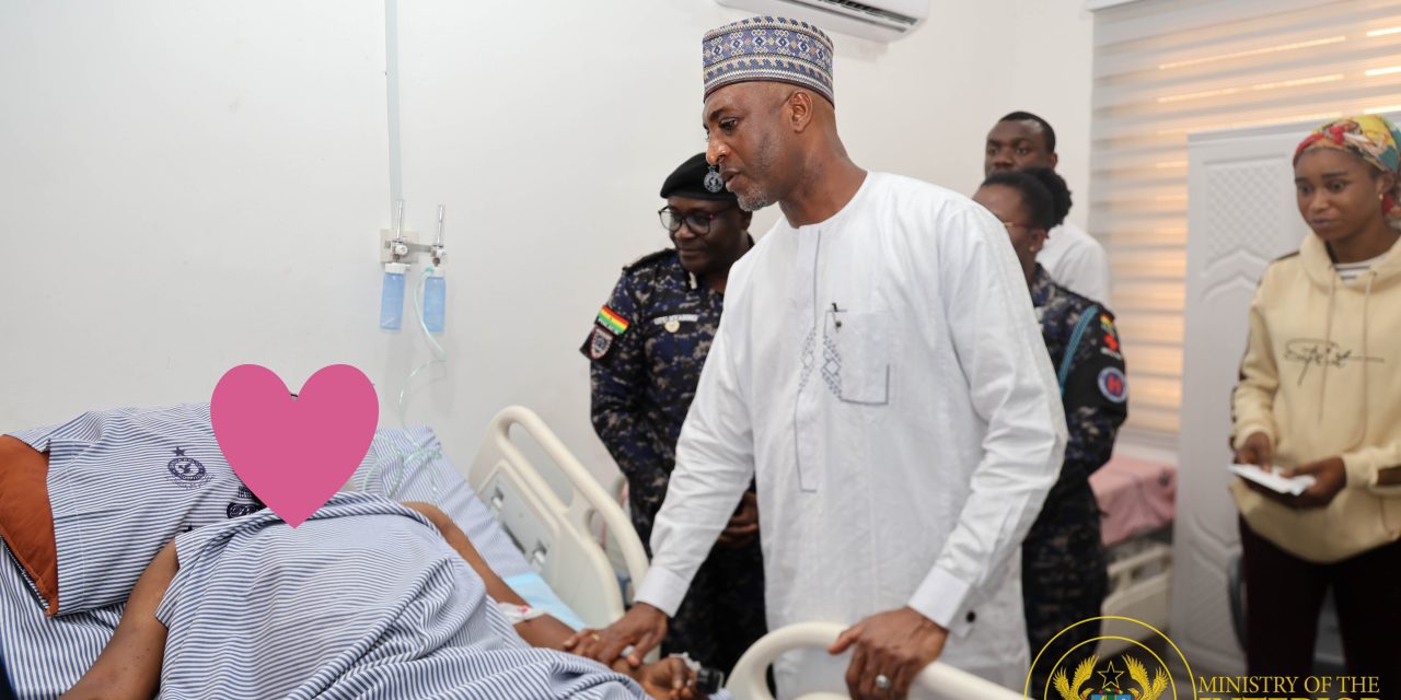 Muntaka visits wounded Police Officer