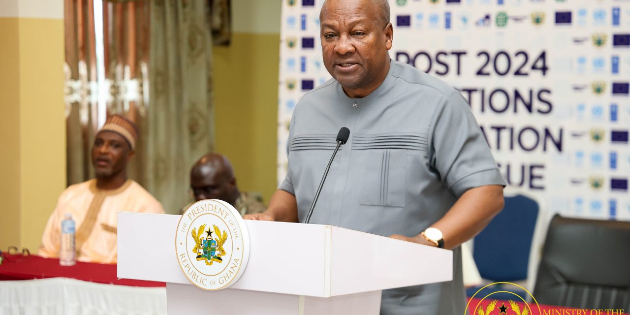 President Mahama Urges Ghanaians to Protect Peace and Democracy