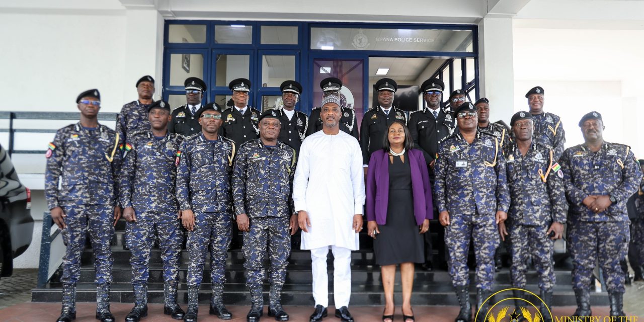 Interior Minister decorates newly promoted Police Officers