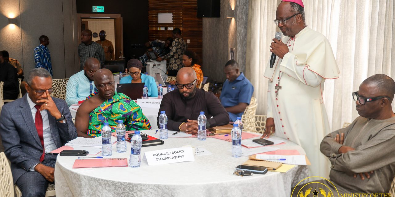 Workshop for Board Chairs and Heads of Agencies: Muntaka Calls for Renewed Partnership in Security Sector
