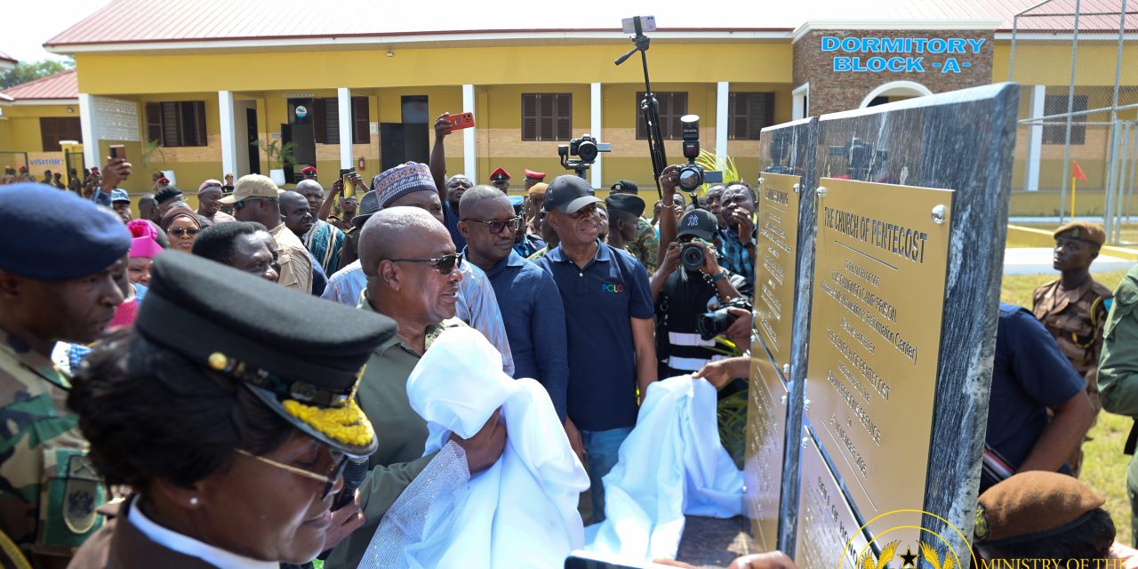 President Commissions State-Of-The-Art Damongo Prison Camp