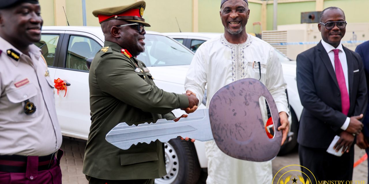 Interior Minister Presents Vehicles to NACOC