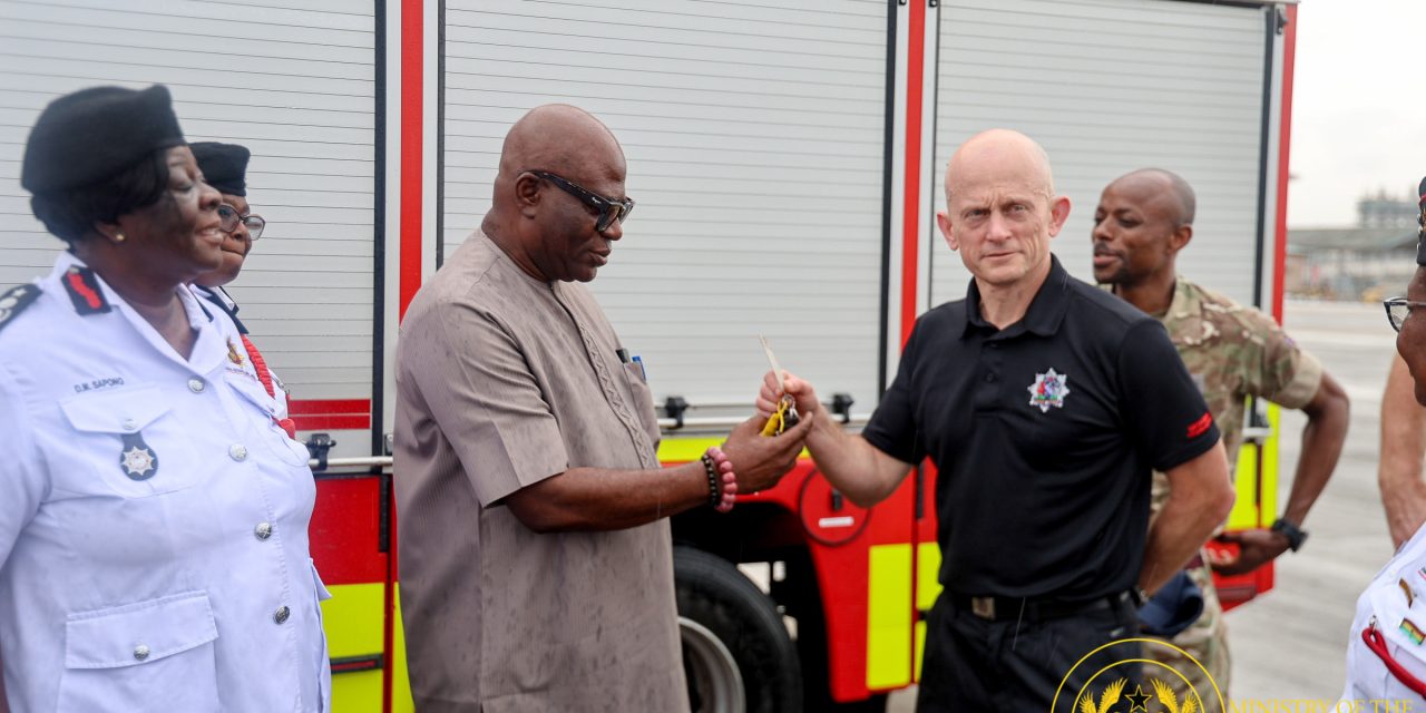United Kingdom Donates Mercedes-Benz Fire Tender to Ghana Fire Service