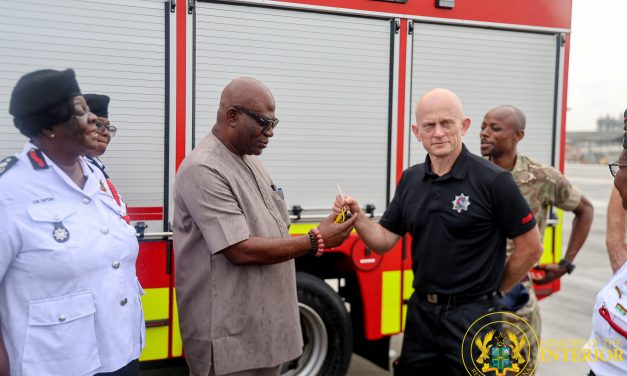 United Kingdom Donates Mercedes-Benz Fire Tender to Ghana Fire Service