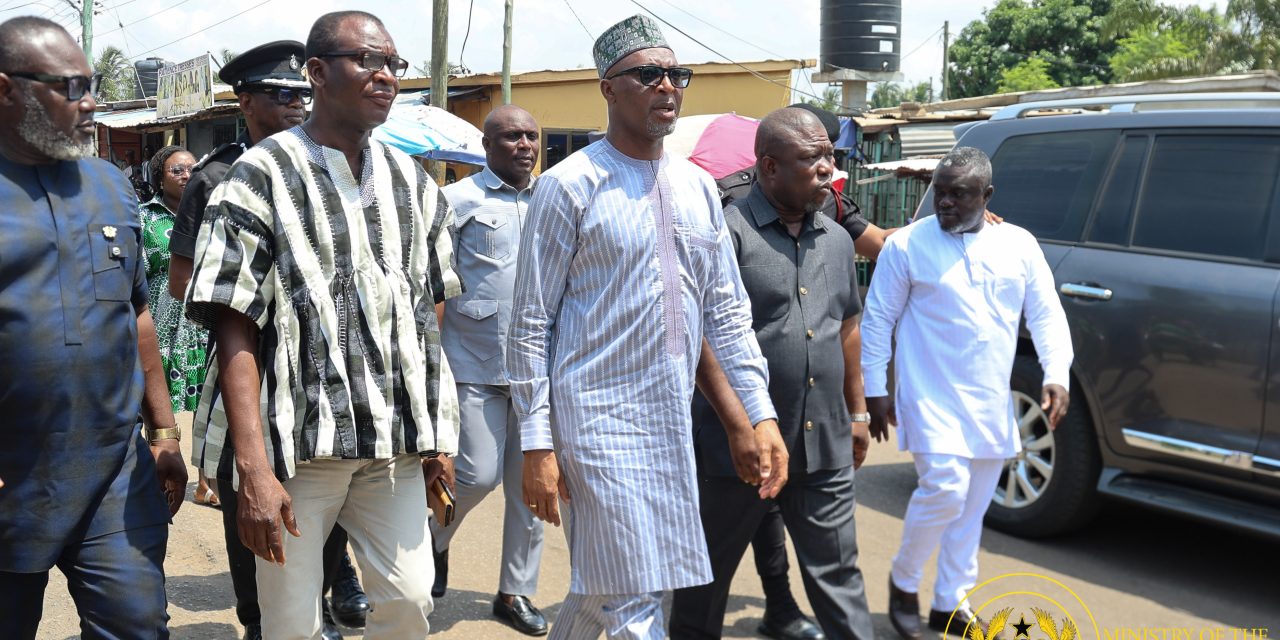 Muntaka Visits Aflao Border, Assesses Security Operations in Volta Region