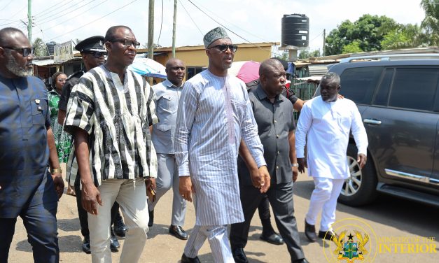 Muntaka Visits Aflao Border, Assesses Security Operations in Volta Region