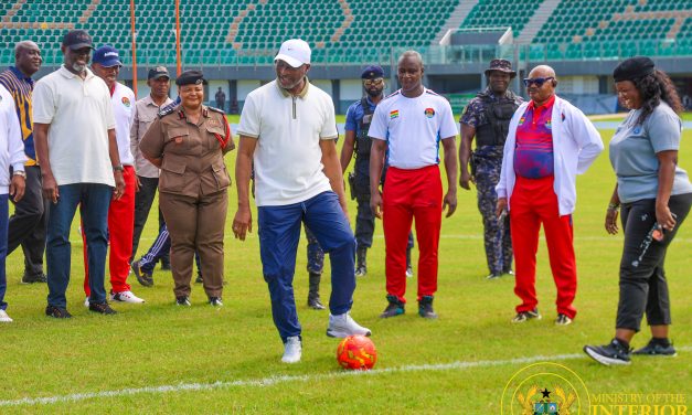 Interior Minister Joins Security Services for Football Gala
