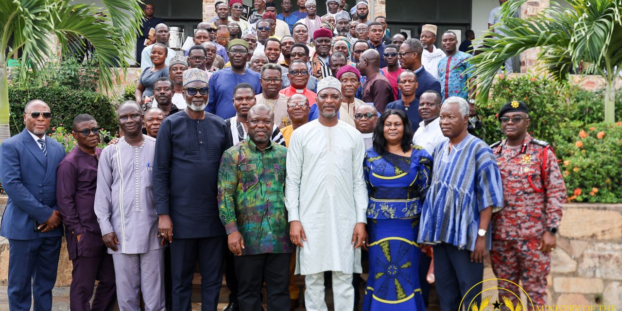 Muntaka Commends Volta Region’s Christian-Muslim Unity, Urges Vigilance Against Drugs and Terrorism
