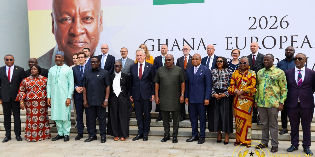 Interior Minister Joins President Mahama at 2026 Ghana-EU Partnership Dialogue to Address Organised Crime and Migration Issues