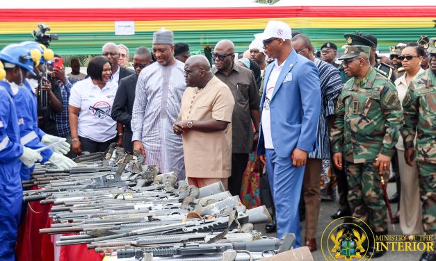 Destruction of Firearms:Chief of Staff Calls for Collective Action Against Illicit Arms